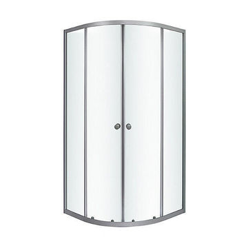 Clara Quadrant Sliding Shower Door Chrome W90cmxD90cmxH180cm