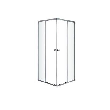 Clara Square Corner Sliding Shower Door W90cmxD90cmxH180cm