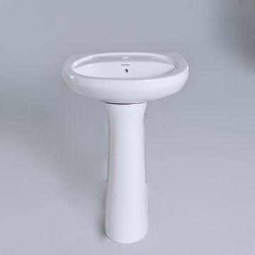 Basin and Pedestal Combo White