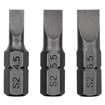 DEXTER 3 BITS SET SL4.5X0,6 SL 5.5X0,8 SL 6.5X1,2 25mm