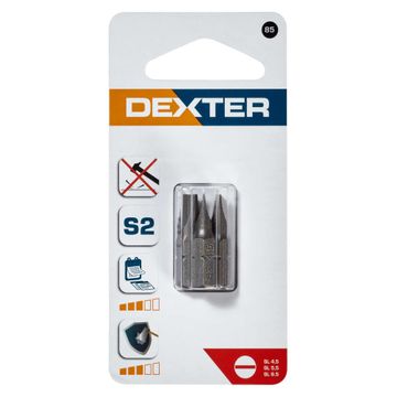 Dexter Sl4.5X0,6 Sl5.5X0,8 Sl6.5X1,2 3Pc