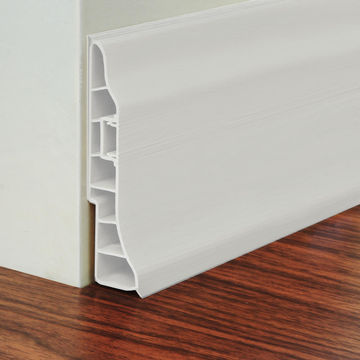 PVC Skirting White 95X24mm 2.5M long