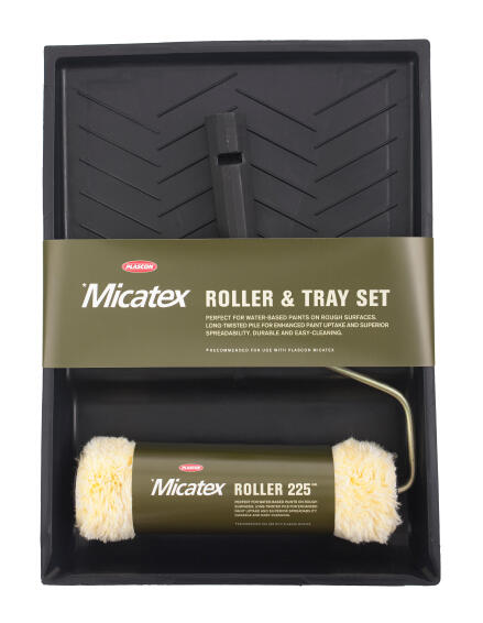 Hamiltons Micatex Plaster Roller Trayset 225mm
