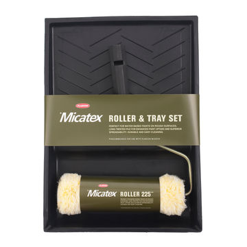 Hamiltons Micatex Plaster Roller Trayset 225mm