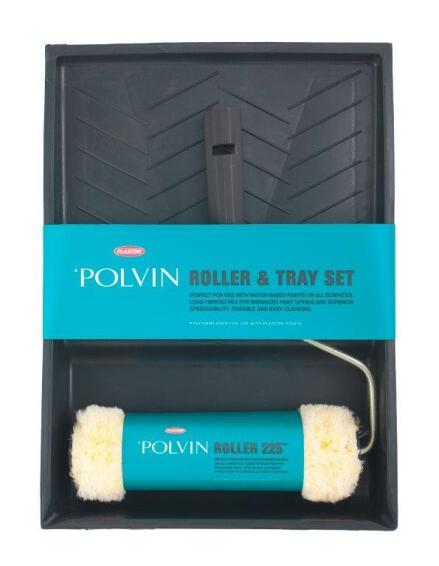 Trayset with multipurpose roller HAMILTONS polvin 225mm for rough surfaces