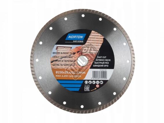 Diamond Disc NORTON Cee Bricks And Tiles 230x22.23mm