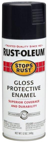Stops rust spray paint RUST-OLEUM Gloss protective enamel 340g