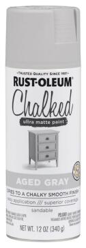 Chalked ultra matt paint RUST-OLEUM aged gray 340g