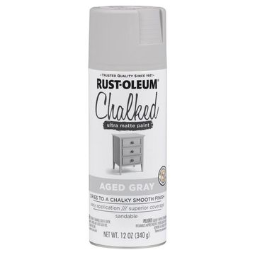 Chalked ultra matt paint RUST-OLEUM aged gray 340g