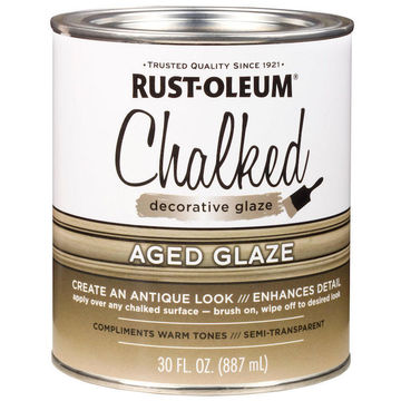 Chalked Decorative Aged Glaze Brown 1L