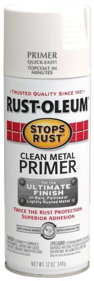 Rust-Oleum Clean Metal Primer Spray Paint  340g