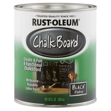 Rust-Oleum Chalkboard Paint Black  887ML