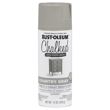 Chalked ultra matt paint RUST-OLEUM country gray 340g