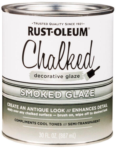 Rust-Oleum Chalked Decorative Glaze Smoked Glaze 1L