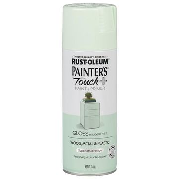 Spray paint RUST-OLEUM Painter's touch+ gloss morden mint 340g