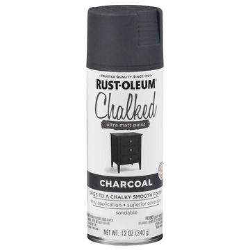 CHALKED PAINT SPRAY CHARCOAL 340G
