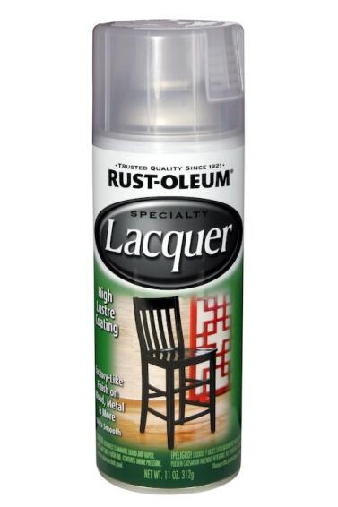 Rust-oleum Spray Paint Lacquer Clear 312G