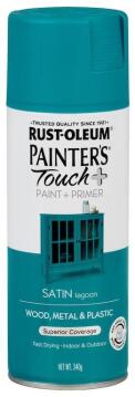 Spray paint RUST-OLEUM Painters Touch+ Satin Lagoon 340g