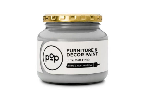 Furniture & décor paint POP light grey 500ml