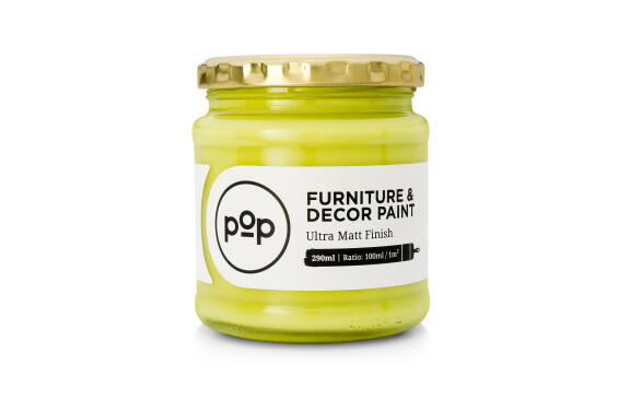Furniture & décor paint POP bright yellow 290ml