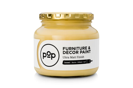 POP Furniture & Décor Chalk Paint 500ML-Yellow