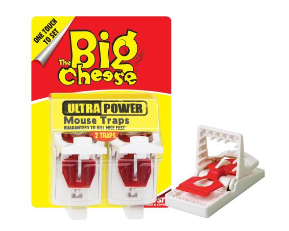 Mouse Traps THE BIG CHEESE Ultra Power 2 traps
