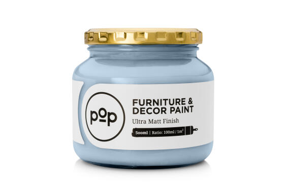 Furniture & décor paint POP light blue 500ml