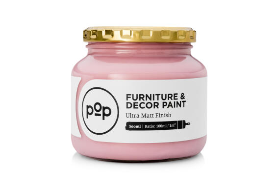 Furniture & décor paint POP bright pink 500ml