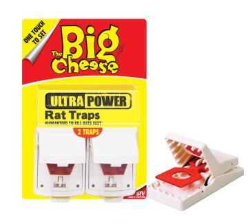 Rat Traps THE BIG CHEESE Ultra Power Twinpack