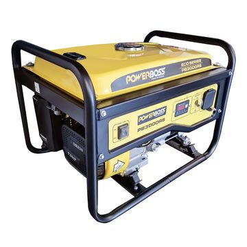 POWERBOSS 3KVA 2.5KW RECOIL START PETROL GENERATOR