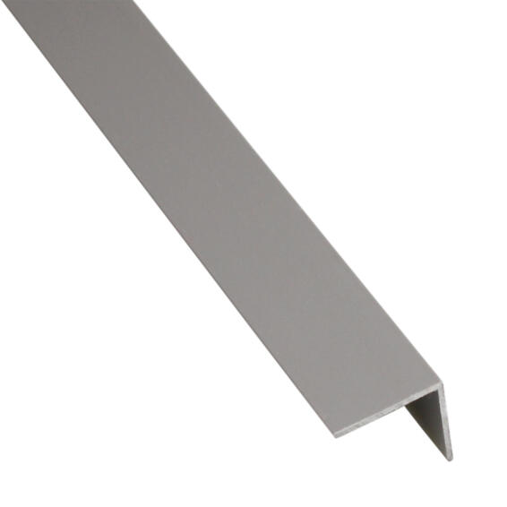 Profile lipped equal matt grey PVC 19.5x19.5x1.5x1000mm arcansas