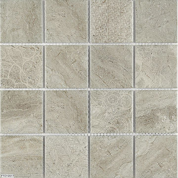 Mosaic Tile Misty Grey Square 300x300mm