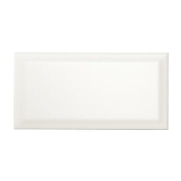  SUBWAY  TILE  METRO BEVEL WHITE MAT 10X20  LEROY MERLIN 