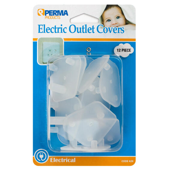 Electric outlet plug covers 12pc perma