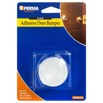 Adhesive door bumper clear perma