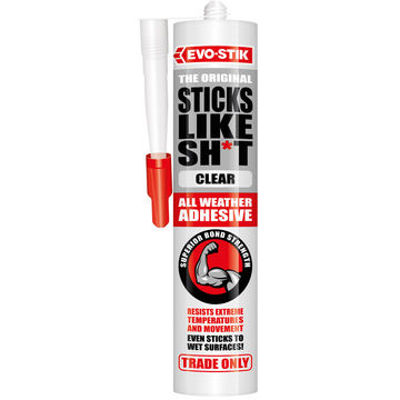 Adhesive all weather EVO-STICK Sticks Like Sh*t clear 290ml