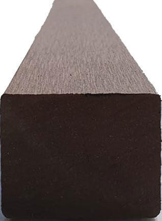 Balustrade Accessory Vertical Rail Composite Chocolate-30x40x1010mm