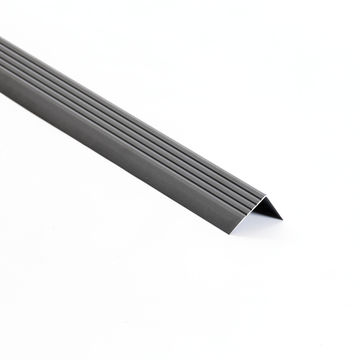 Naterial Aluminium Decking Finishing Profile Dark Grey 240x4x5.5cm