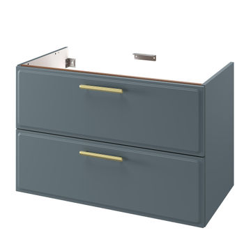 Sensea Pearl Wall Hung Bathroom Cabinet Green Agave Excluding Basin W90cmxD47.8cmxH58cm