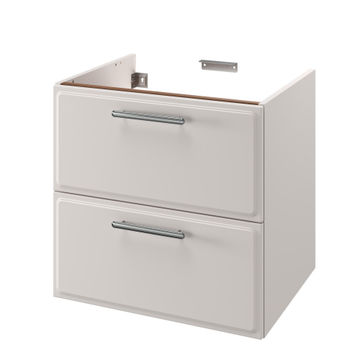 Sensea Pearl Wall Hung Bathroom Cabinet White Lana Excluding Basin W60cmxD47.8cmxH58cm