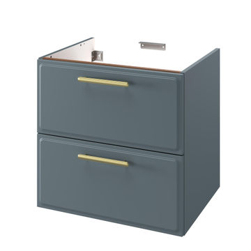 Sensea Pearl Wall Hung Bathroom Cabinet Green Agave Excluding Basin W60cmxD47.8cmxH58cm