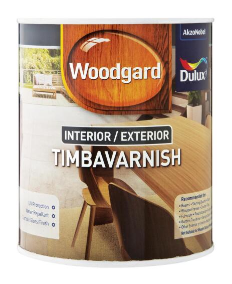 Dulux Woodgard Interior/Exterior Timba Varnish Clear 1 L