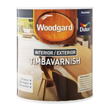Dulux Woodgard Interior/Exterior Timba Varnish Clear 1 L