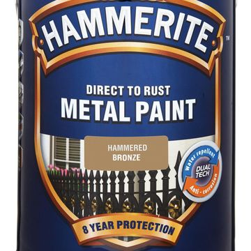 Direct to rust metal paint HAMMERITE hammered Bronze 5L