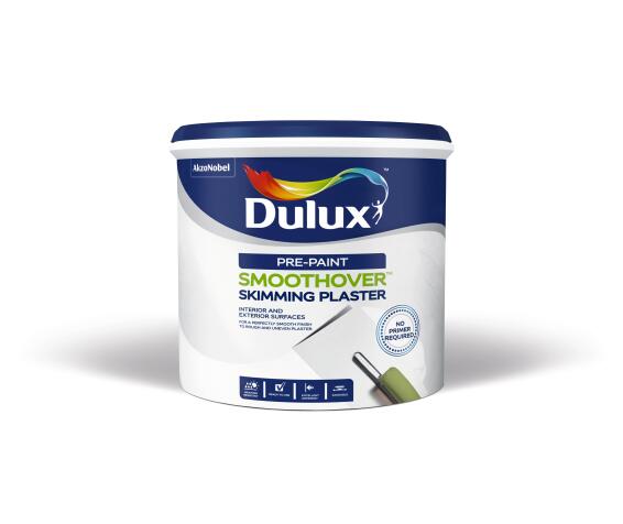 Pre-paint skimming plaster DULUX Smoothover 4kg