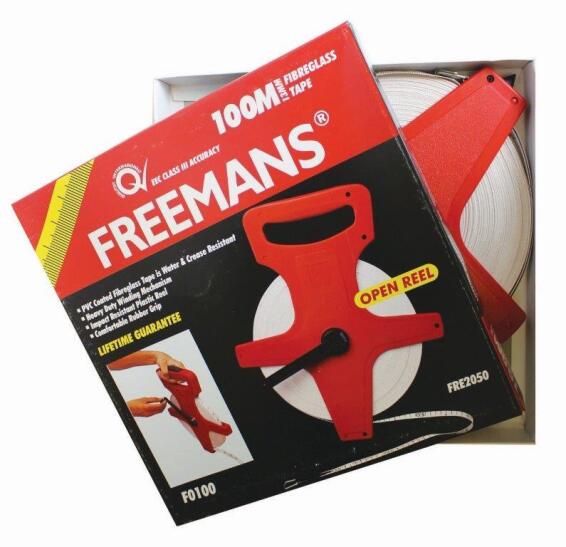 Tape measure open frame MTS steel 100m