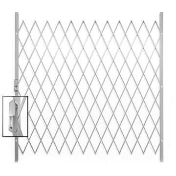 Saftidor security gate type H 1950(w)x2000mm(h) white xpanda