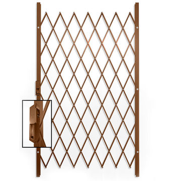 Saftidor security gate type C 1150(w)x2000mm(h) bronze xpanda