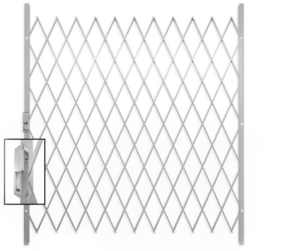 Saftidor security gate type G 1800(w)x2000mm(h) white xpanda