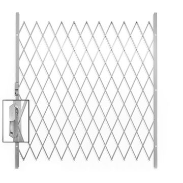 Saftidor security gate type G 1800(w)x2000mm(h) white xpanda
